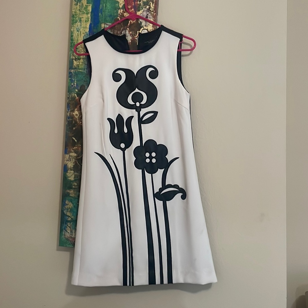 Victoria Beckham dress ! Size xs  white and black dress